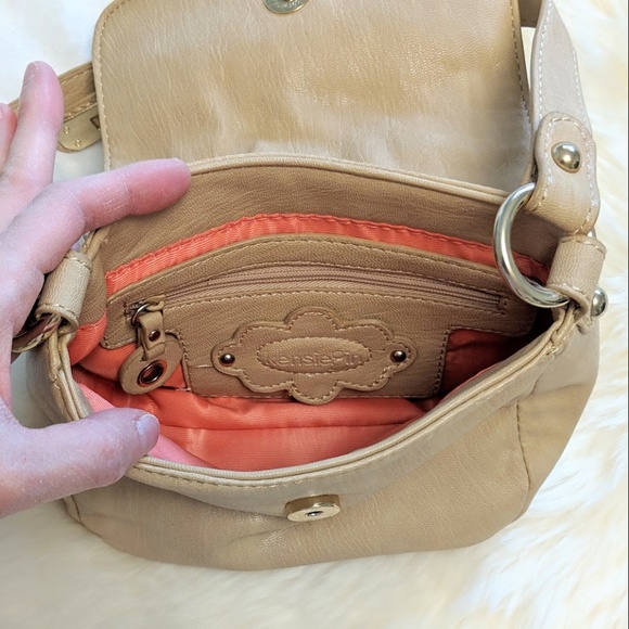 Kensie Girl Beige Mini Bag with Bow - Picture 3 of 5